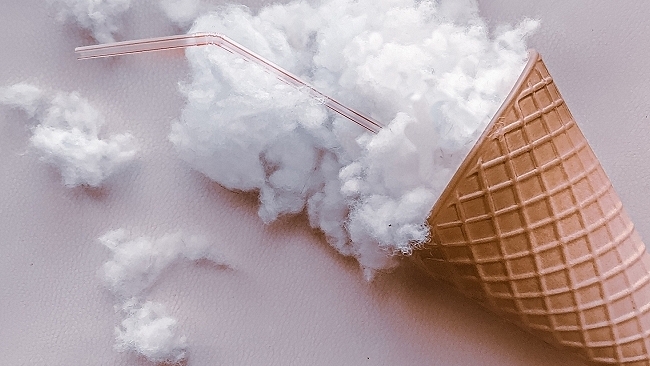 un gelato di nuvole.
